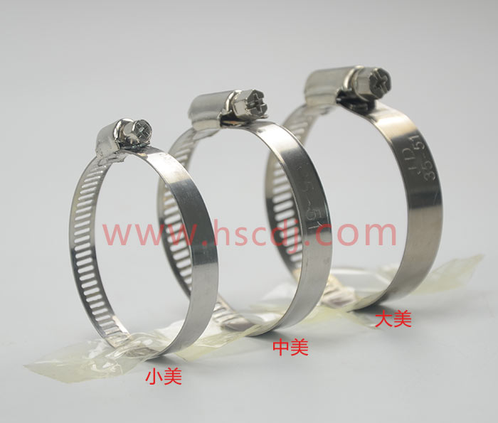 小美中美大美三種不同的不銹鋼喉箍區(qū)別